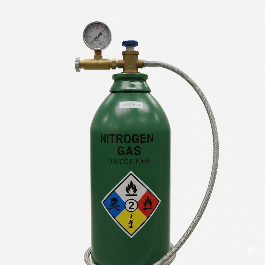 Nitrogen (N2) cylinder image